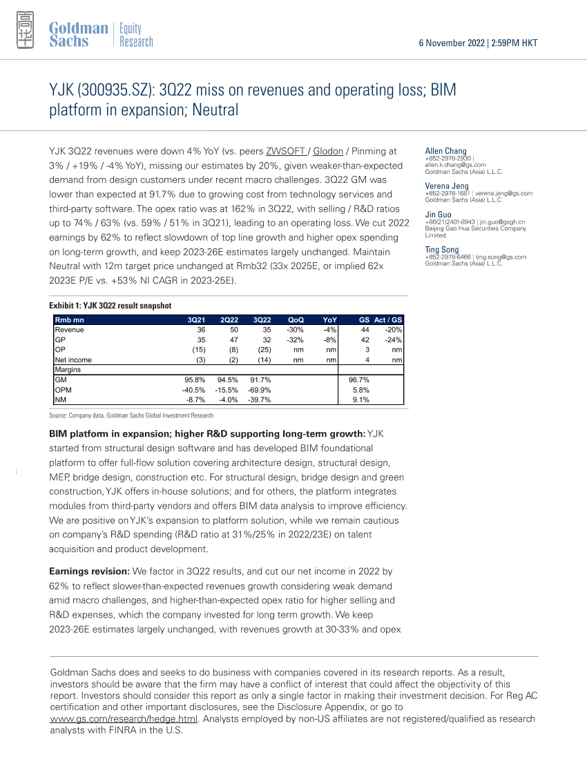YJK (300935.SZ)_ 3Q22 miss on revenues and operating loss; BIM platform in expansion; Neutral (1)YJK (300935.SZ)_ 3Q22 miss on revenues and operating loss; BIM platform in expansion; Neutral (1)_1.png